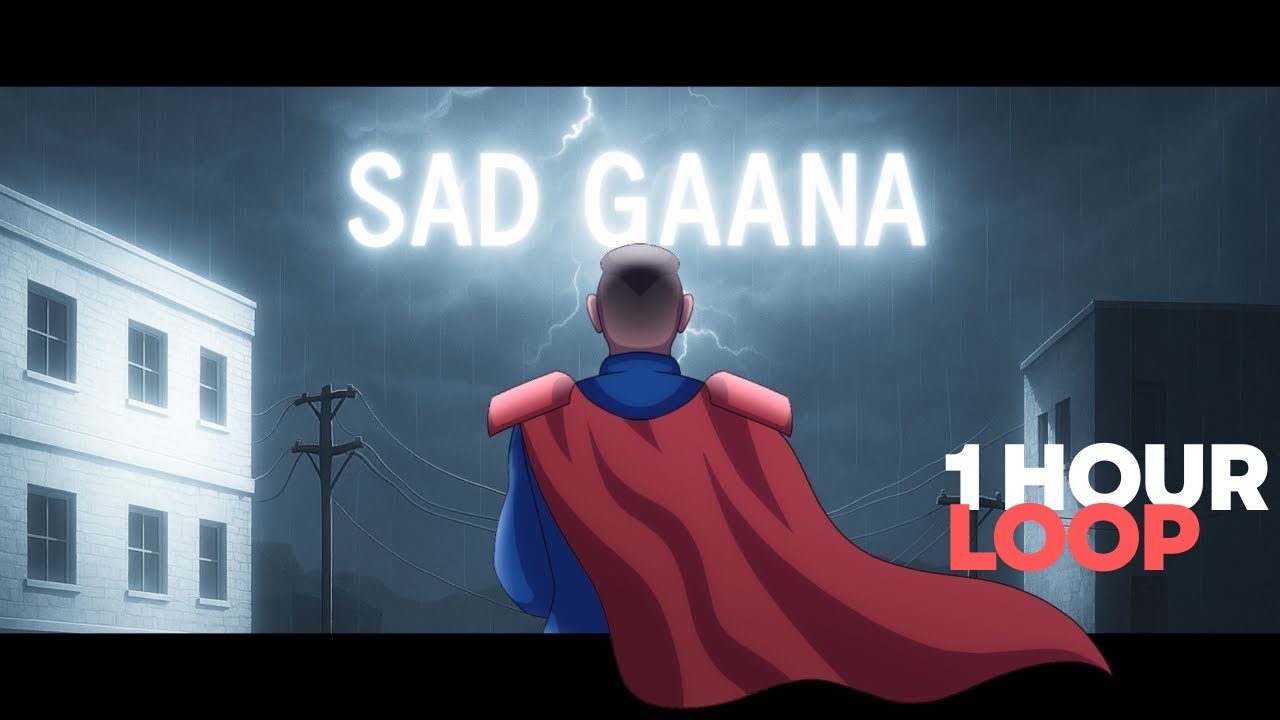 SAD GAANA (Animated Video) | BALI | AN1K8T | KALA KHATTA EP | 1 HOUR LOOP