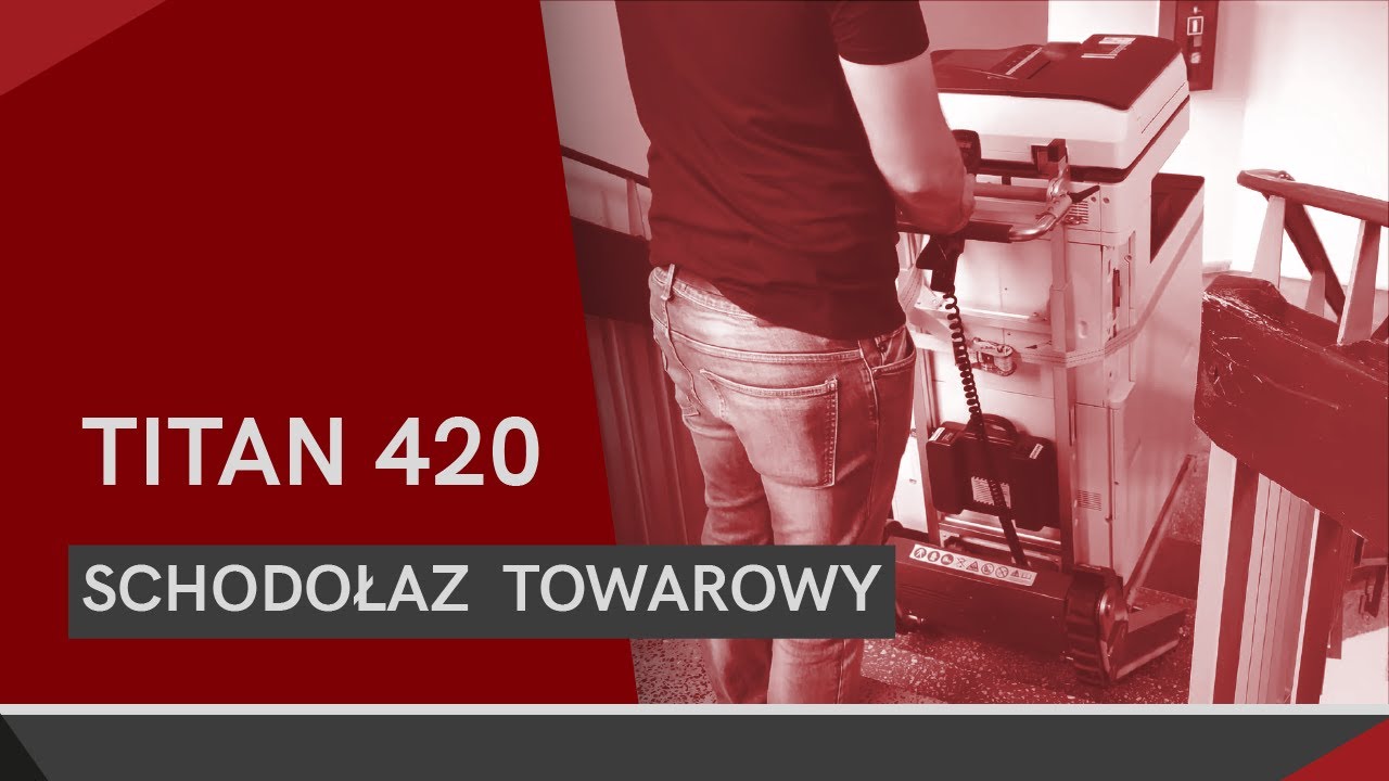 Schodołaz towarowy gąsienicowy TITAN 420 - prolifter.pl