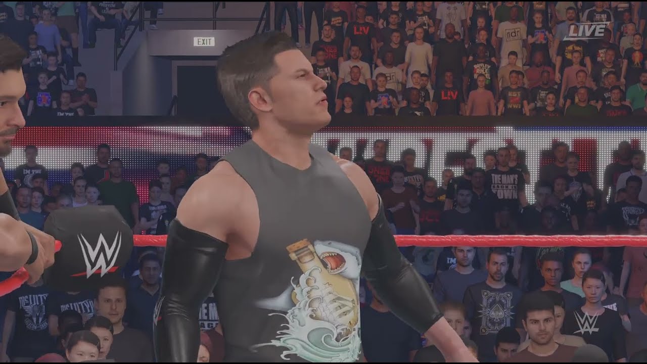 My WrestleMania night one.