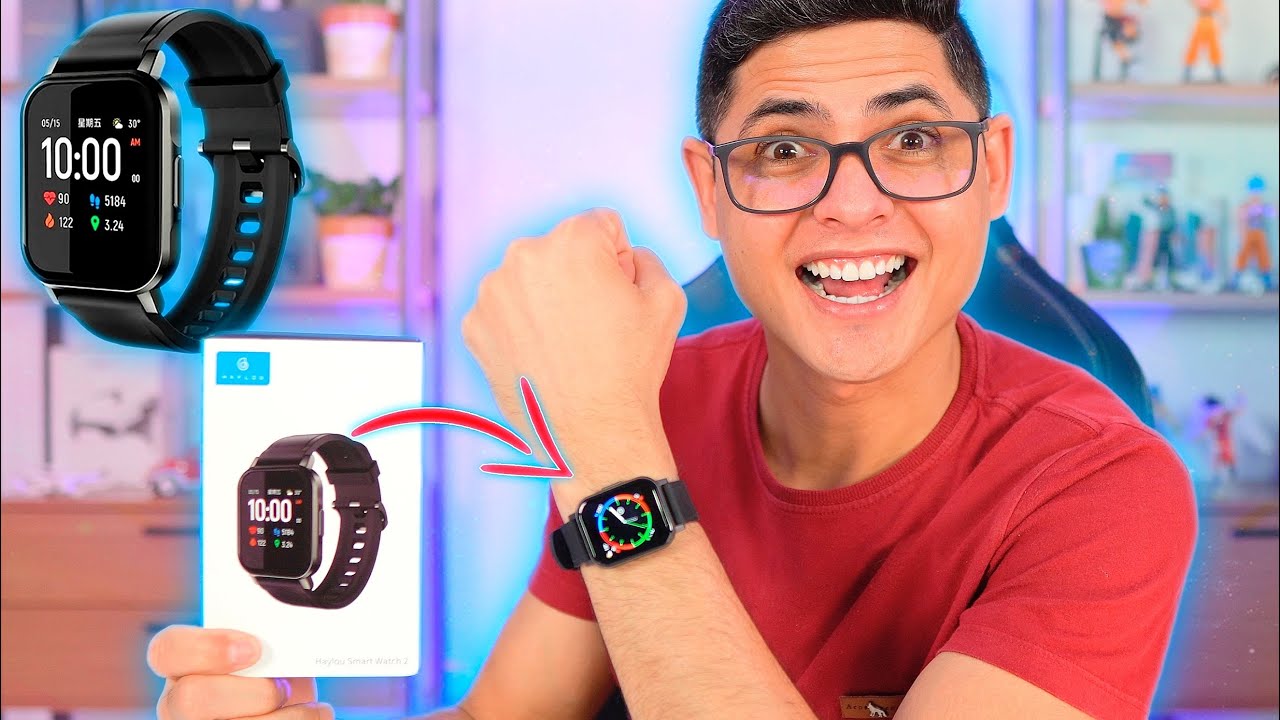 Haylou LS02, um SMARTWATCH SIMPLES, BOM e BARATO! Unboxing e Impressões