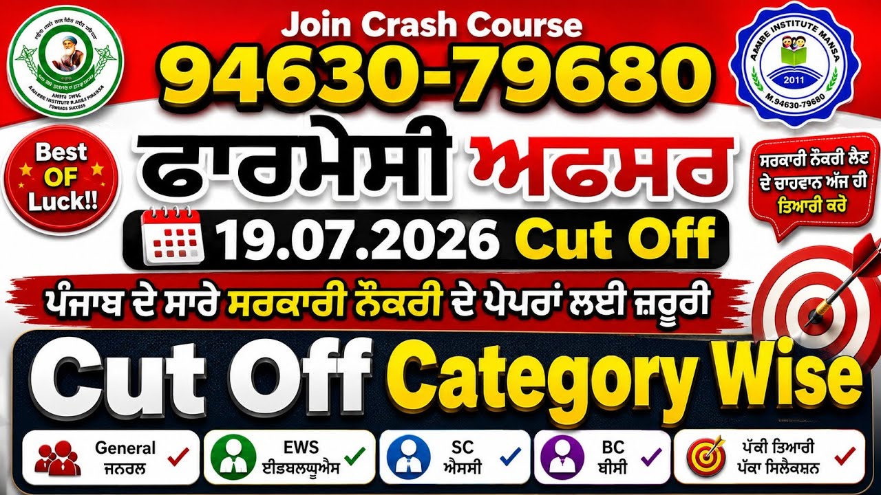 Pharmacy Officer 19.07.2026 expected Cut Off Category wise #bfuhs #pharmacist #pharmacy 