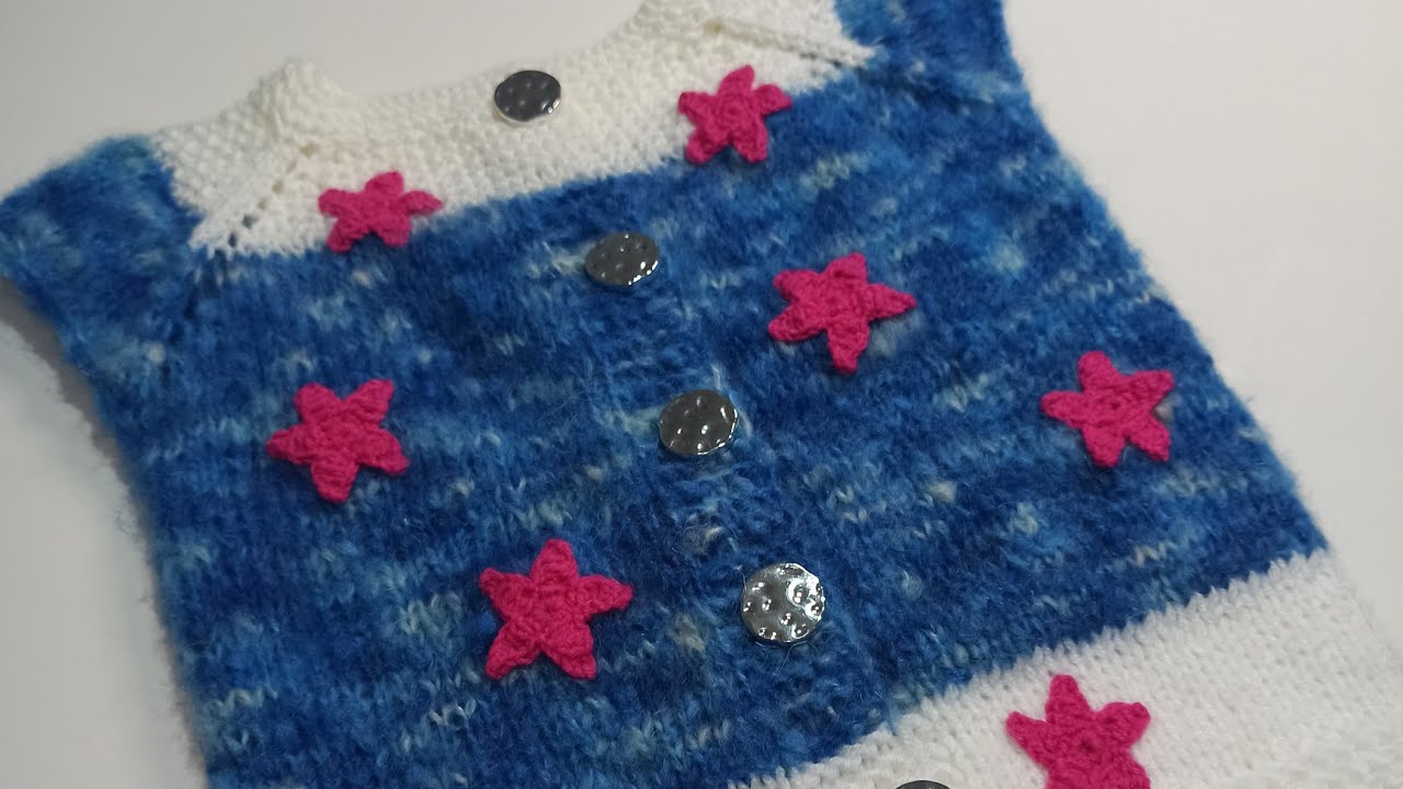 Bu yeleğin artan iplerden yapıldığına kim inanır🎉Yakadan başlamalı yelek örüyoruz🎉 #knitting #örgü 