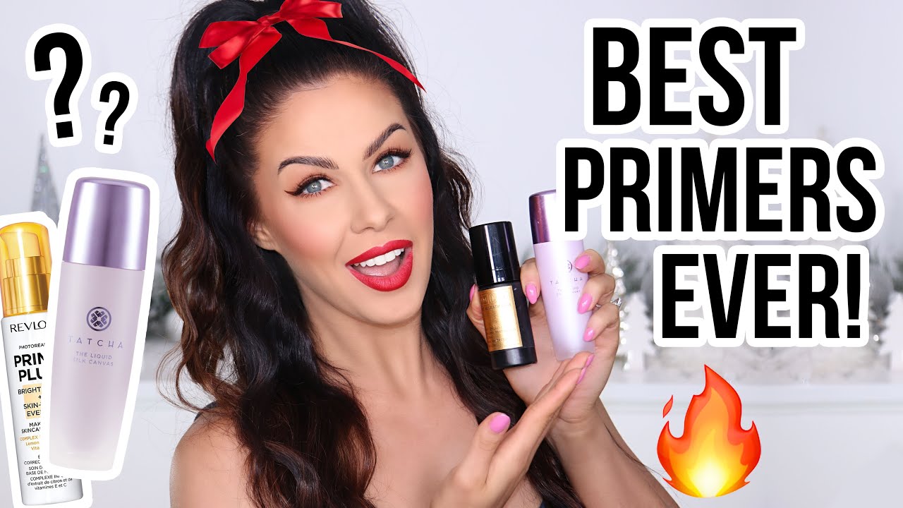 TOP 5 PRIMERS FOR SMOOTH, LONG LASTING MAKEUP! YEARLY BEAUTY FAVORITES!