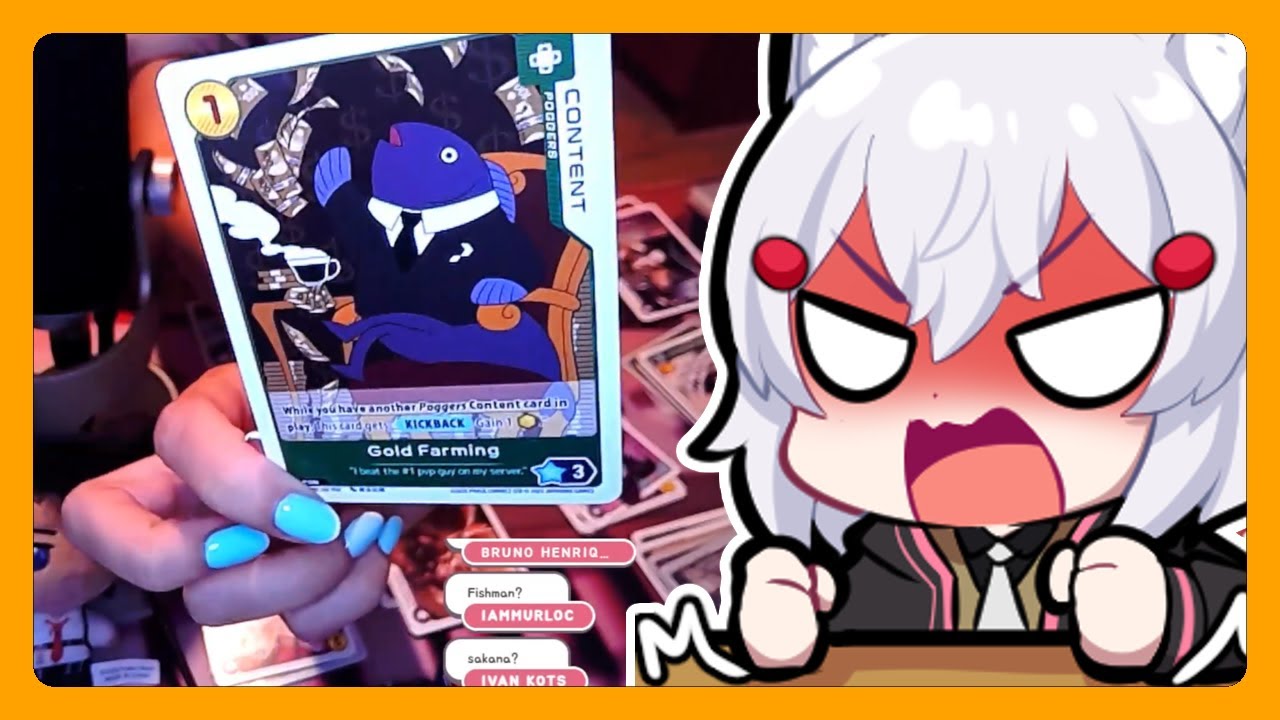 Tenma pulls the worst card in Oshi Push