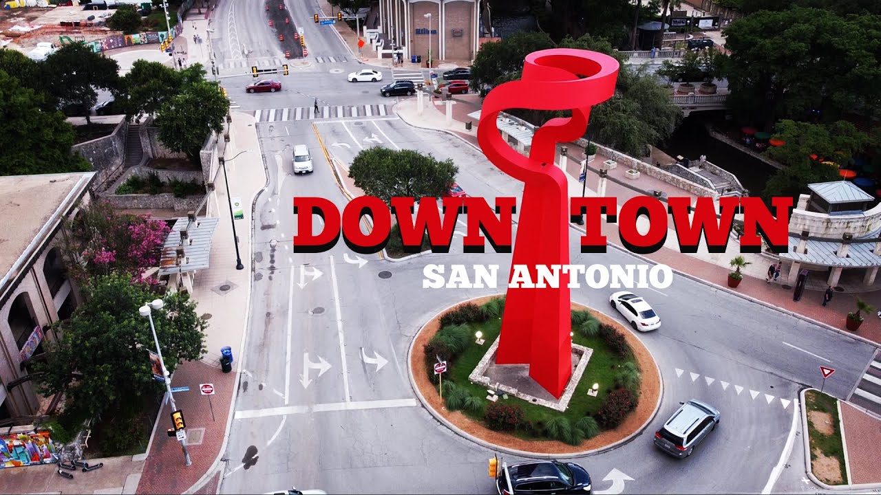 DOWNTOWN SAN ANTONIO - Drone Cinematic Video 4K