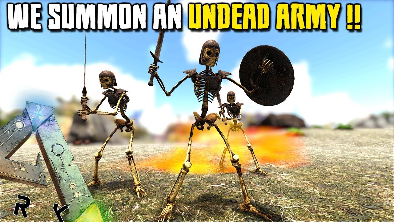 WE SUMMON AN UNDEAD ARMY !! | MYTHICAL BEASTS | ARK SURVIVAL EVOLVED [EP14]