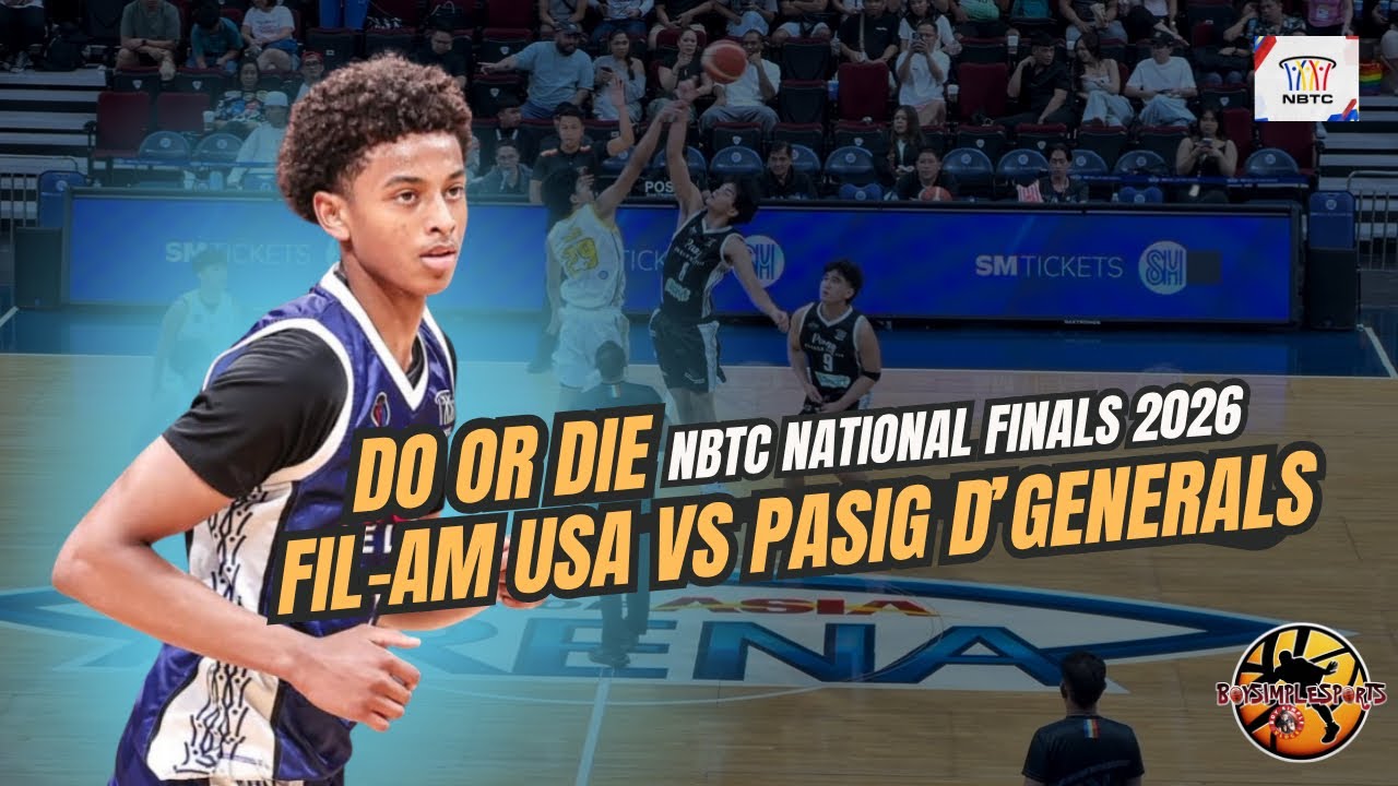 DO OR DIE.PASIG VS FIL-AM USA | FANTASTIC 8 NBTC NATIONAL FINALS 2026 GAME HIGHLIGHTS 