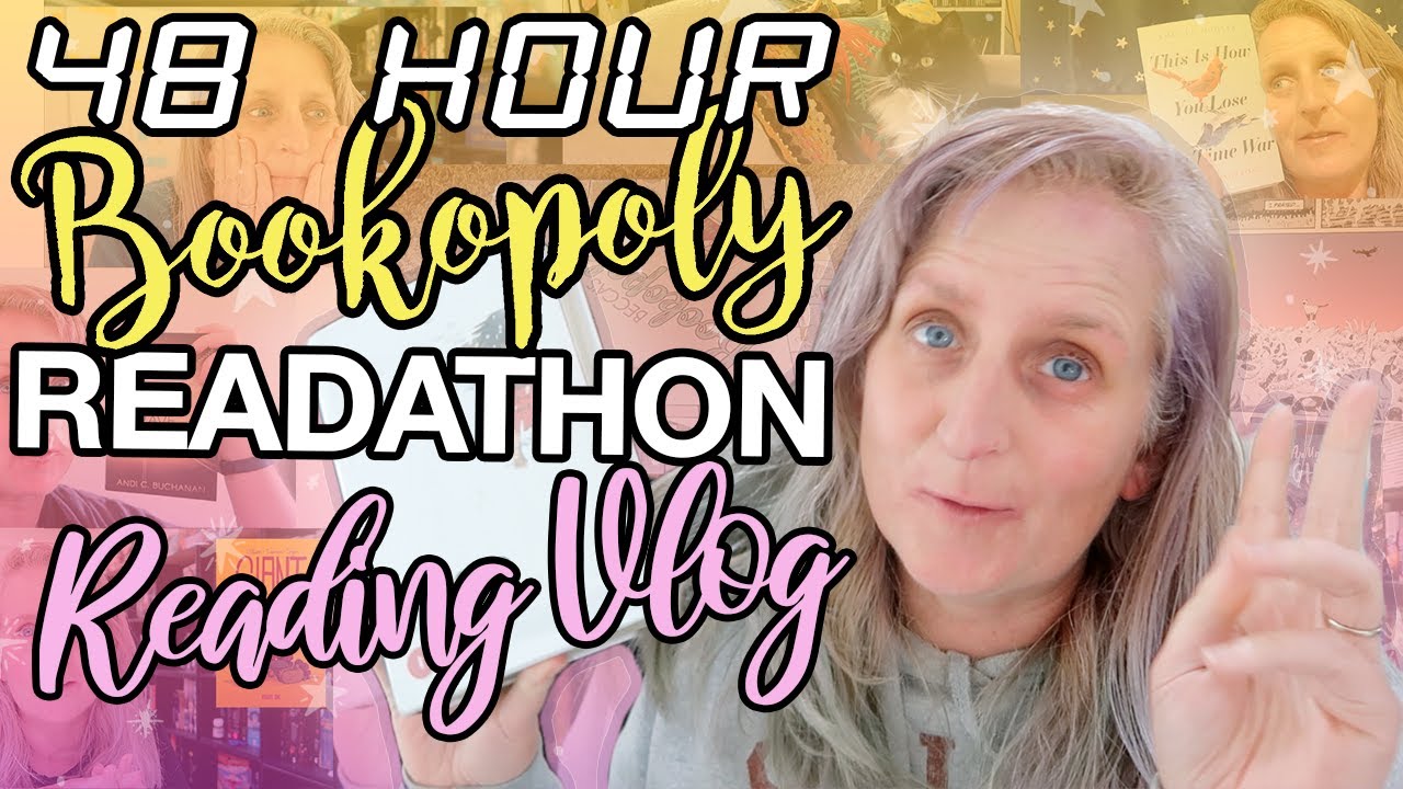 Becca's Bookopoly | 48 Hour Readathon Vlog [CC]