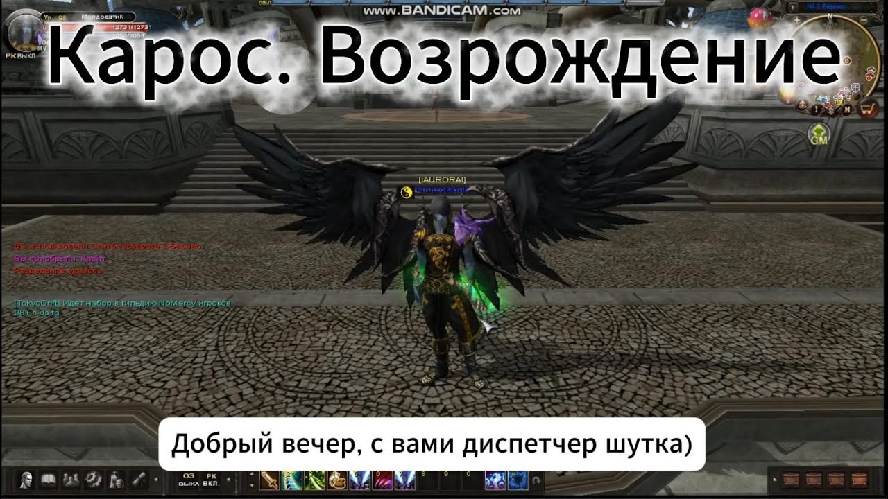 Карос: ловим статы в мощные крылья. Моя цель 0.25 урона и +25 физ. атаки