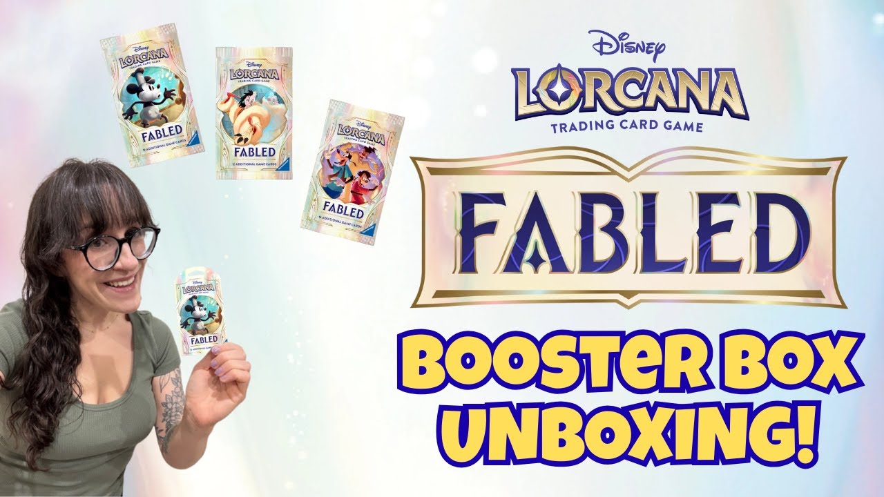 Booster Box Opening! First Look at Disney Lorcana's NEWEST Set: Fabled - Featuring an EPIC Pull!