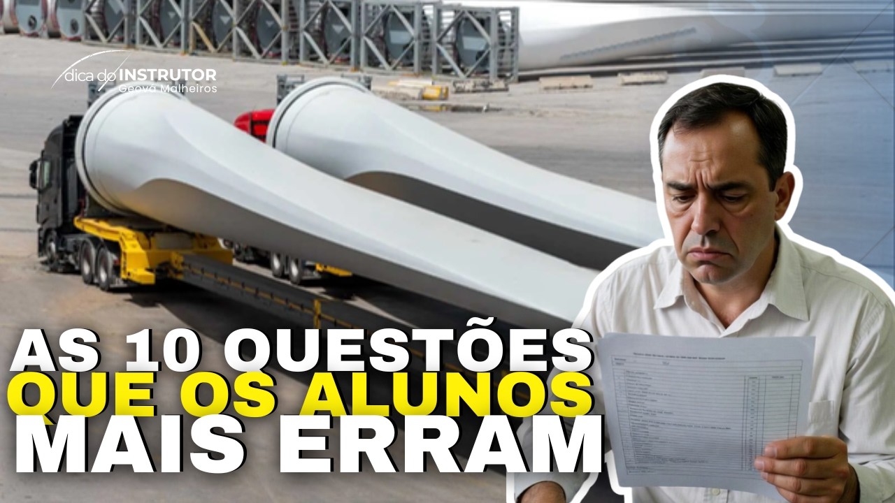 AS 10 questões que os ALUNOS MAIS ERRAM no simulado de CARGA INDIVISÍVEL