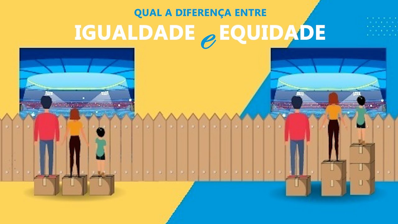 Qual a diferen&ccedil;a entre igualdade e equidade