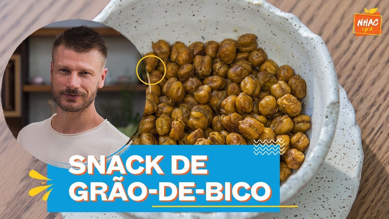 Snack de grão-de-bico com páprica doce | Rodrigo Hilbert | Bem Juntinhos