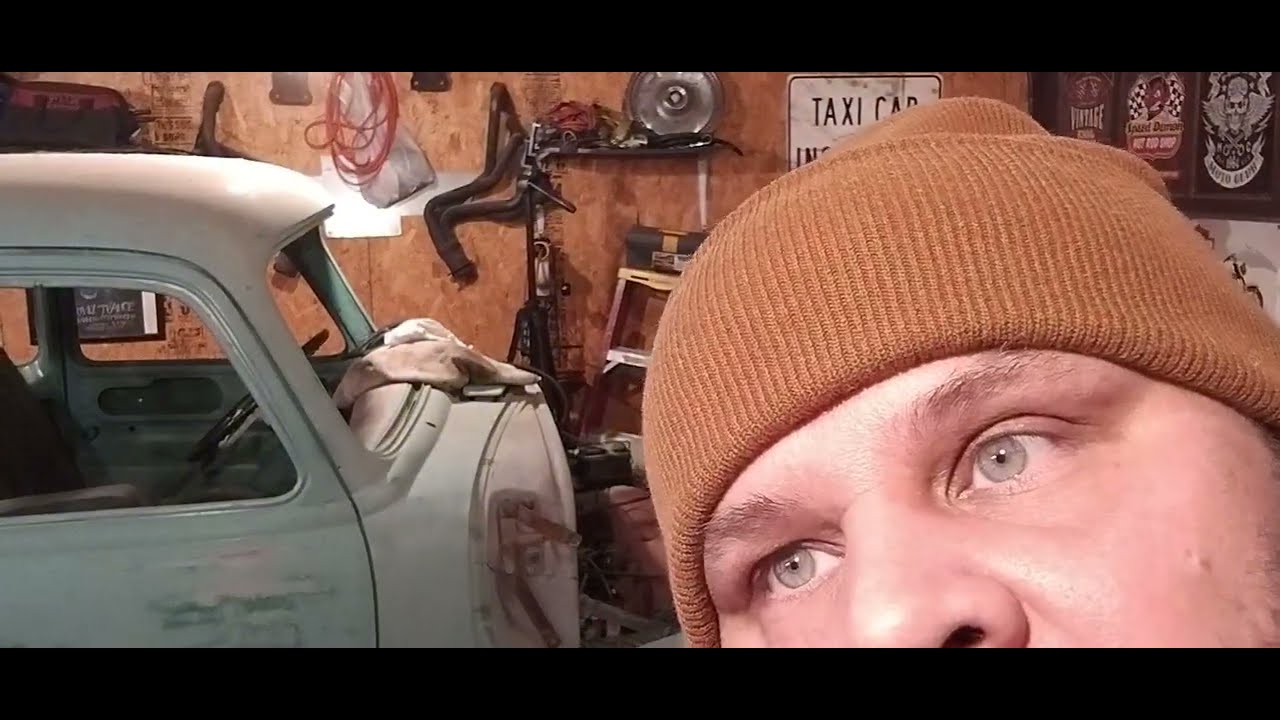 82. 1954 Chevy Truck (power steering bracket, rad cap, thermostat housing, & alternator installed)