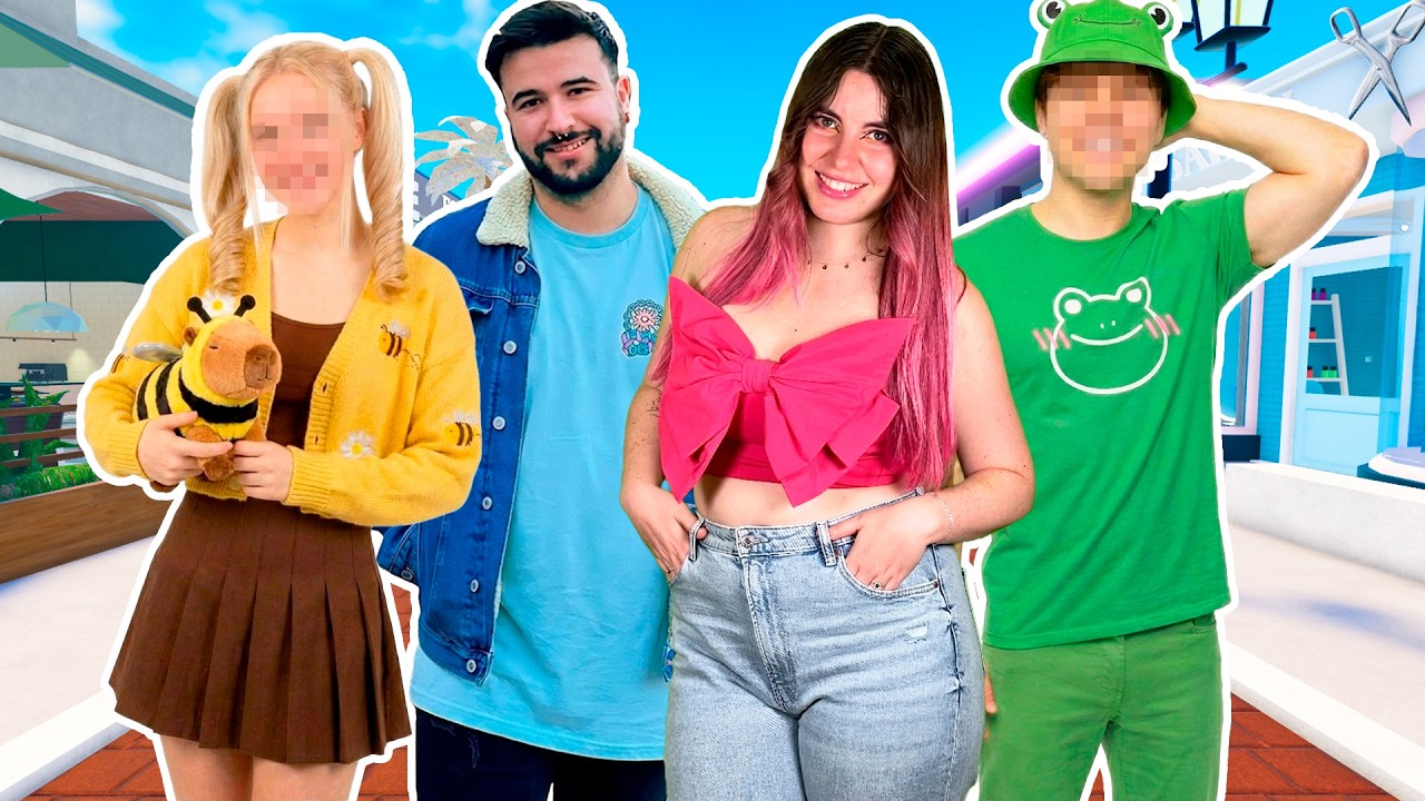 Nos CONVERTIMOS en una FAMILIA REALISTA en Roblox