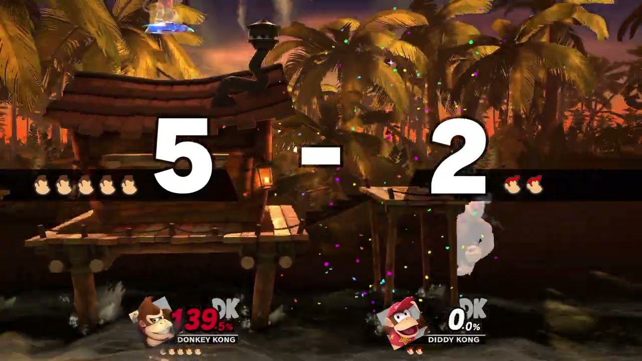 Super Smash Bros. Ultimate: Donkey Kong VS Diddy Kong (Part 2)