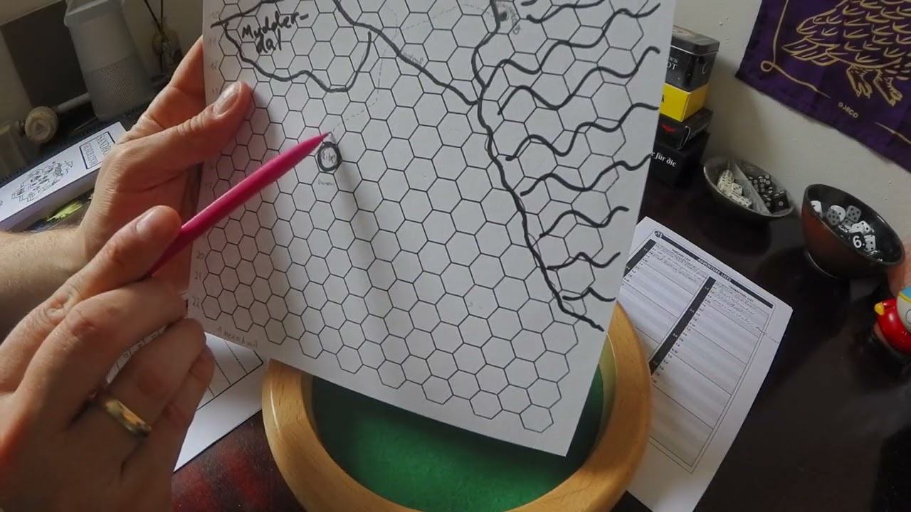 Knave 2E Solo using Mythic 2E (session 2) - Travelling to Mud Valley (and seeing orcs!)