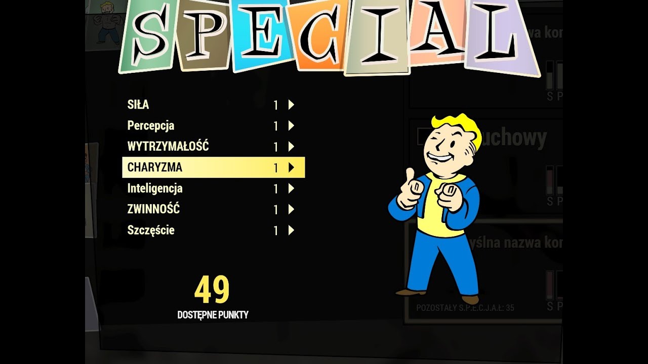Fallout 76 - Karty profitu - Charyzma.