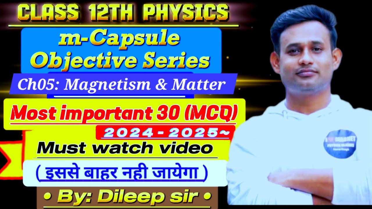 m-Capsule Objective Series Ch05: Magnetism & matter