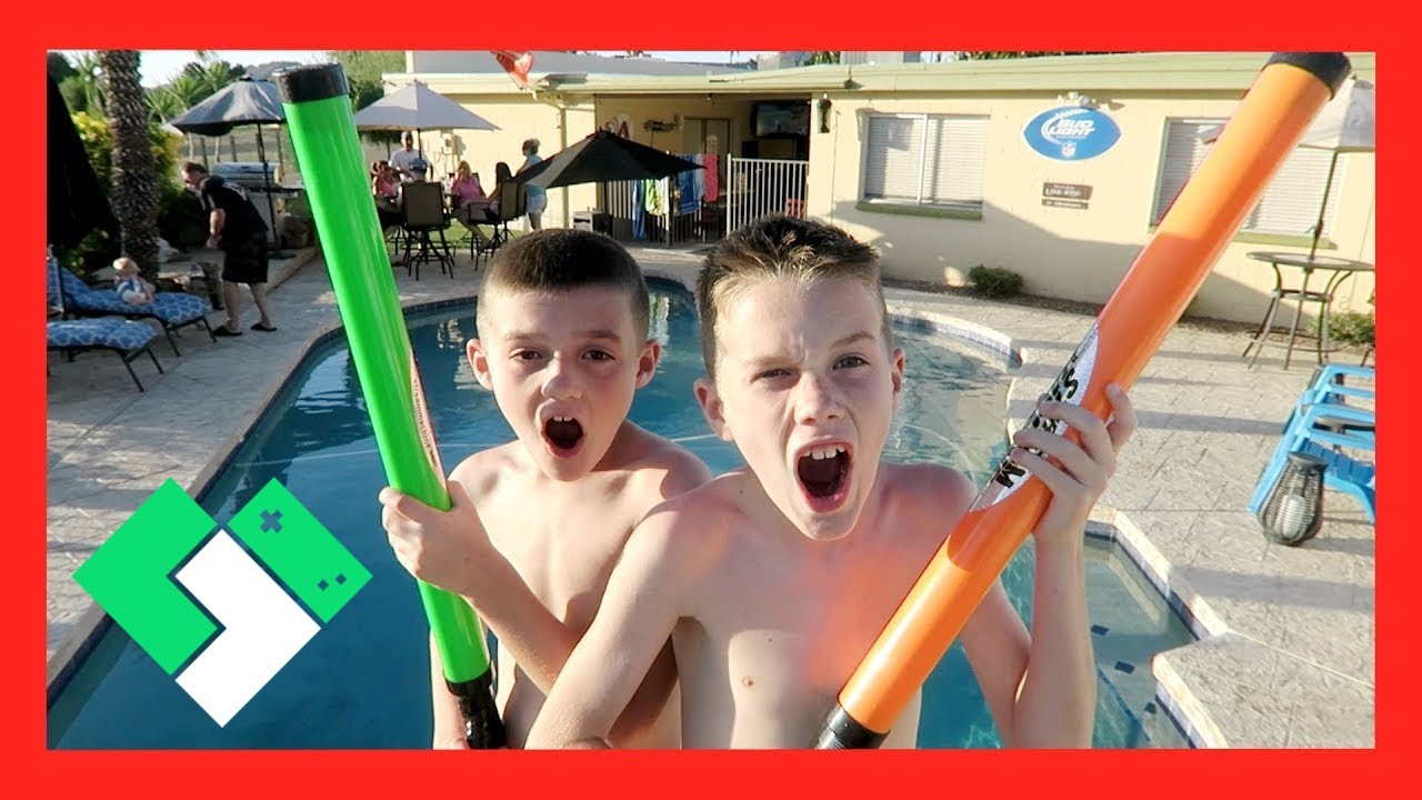 BACKYARD BIRTHDAY POOL PARTY! (Day 1506) | Clintus.tv