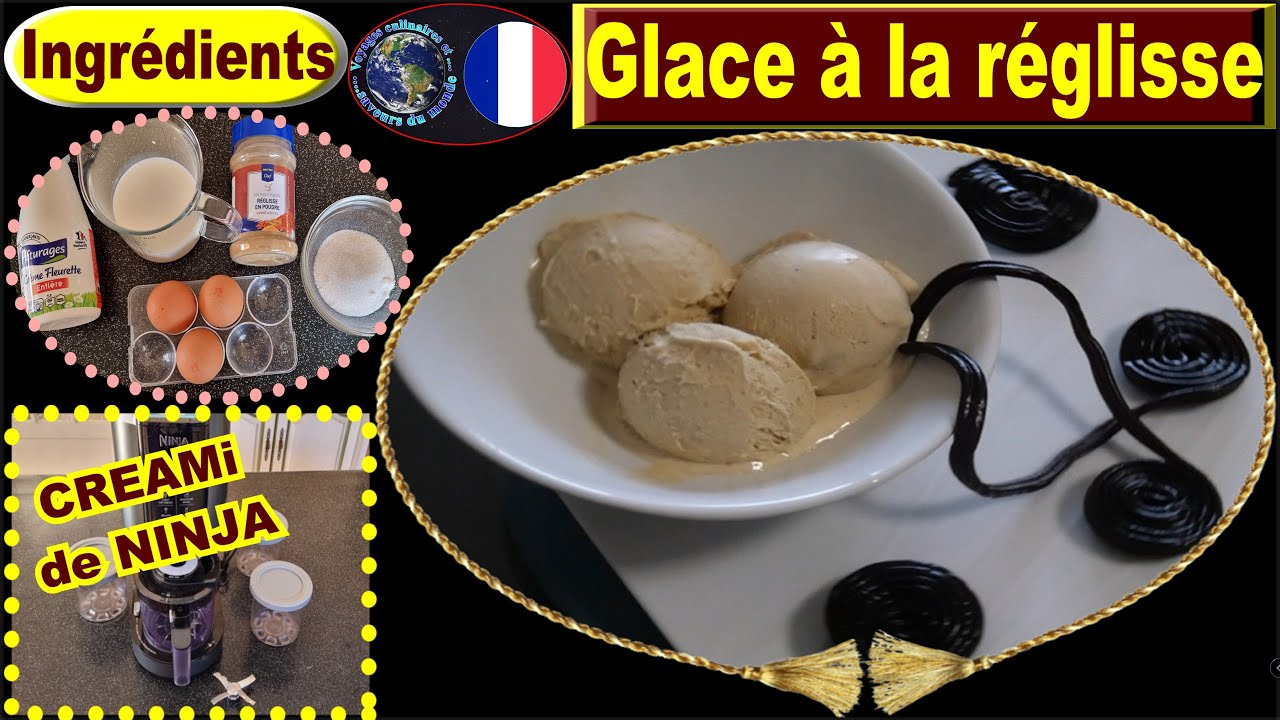 Recette pour NINJA CREAMi – Glace à la réglisse
