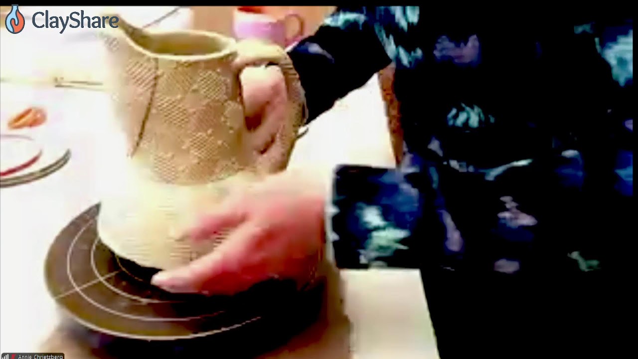 Handbuilt Textured Goblet