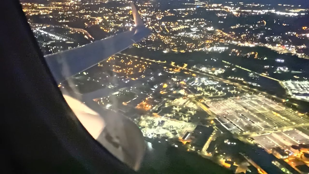 American E175 Takeoff from Washington Reagan [1080p50 HDR]