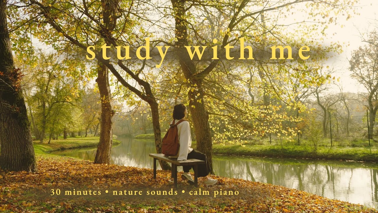 Study With Me 30 Minutes | Autumn in Azerbaijan, Khachmaz 🍂