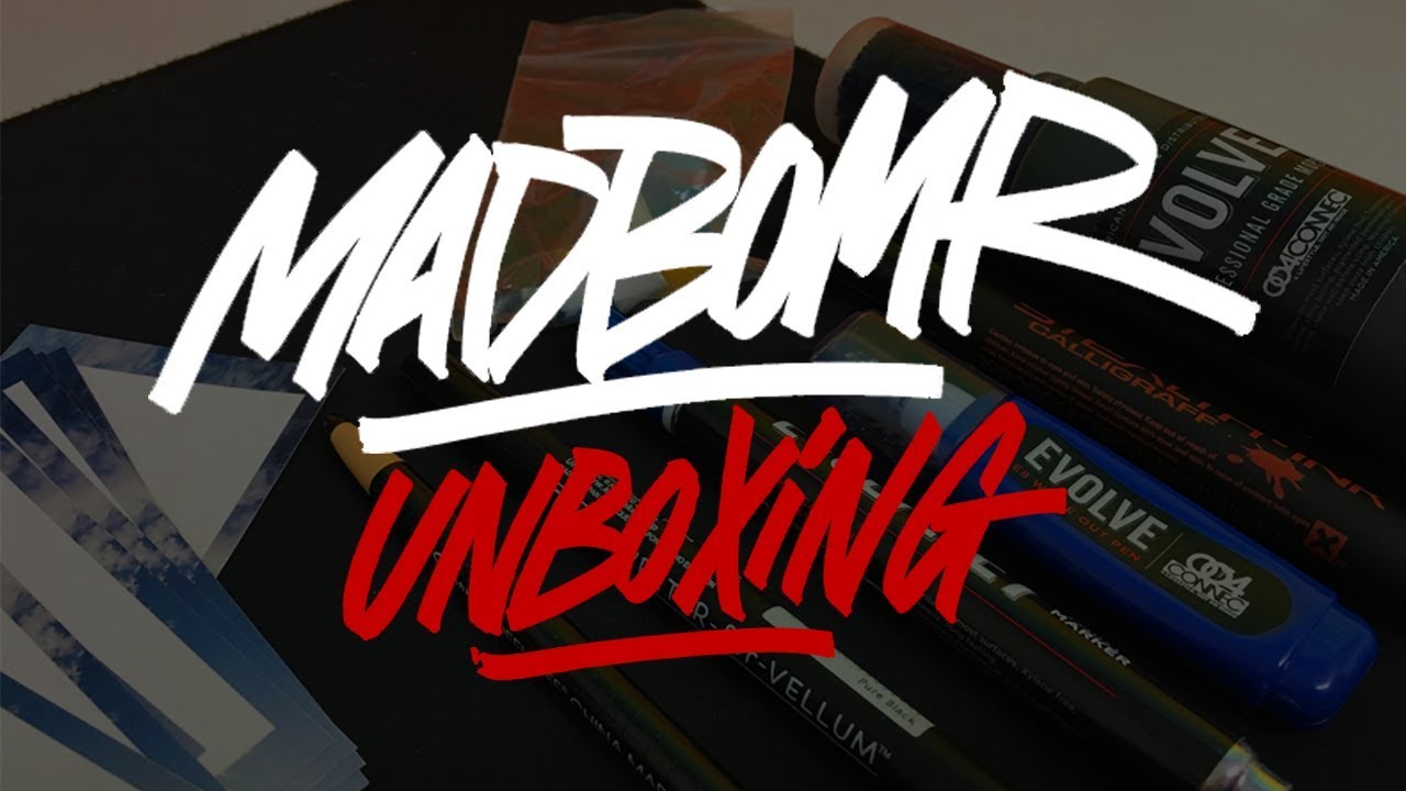 Graffiti Supplies Unboxing | MadBomr Monthly Box