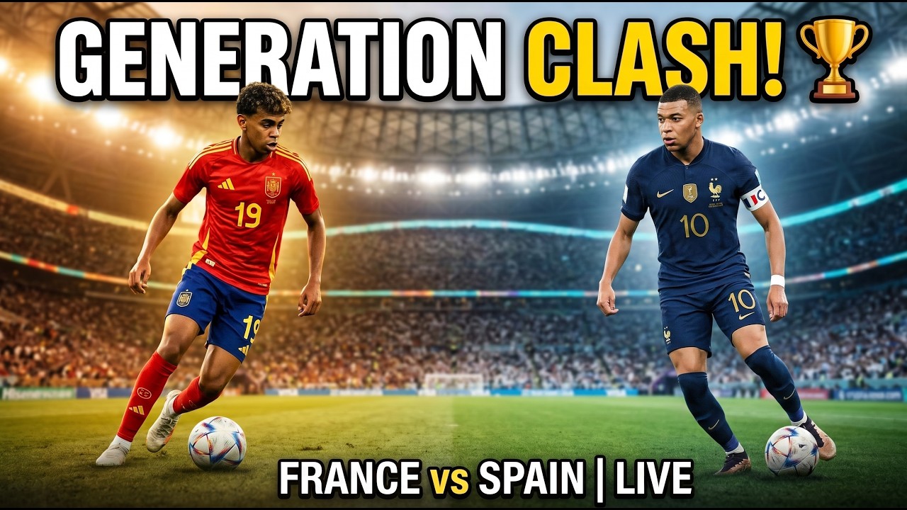 🏆 FIFA World Cup LIVE | France 🇫🇷 vs Spain 🇪🇸 | Football Gaming #Shorts