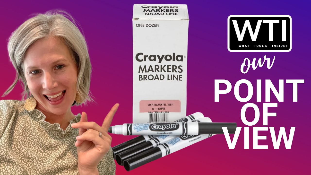 Our Point of View on Crayola Black Washable Markers From Amazon