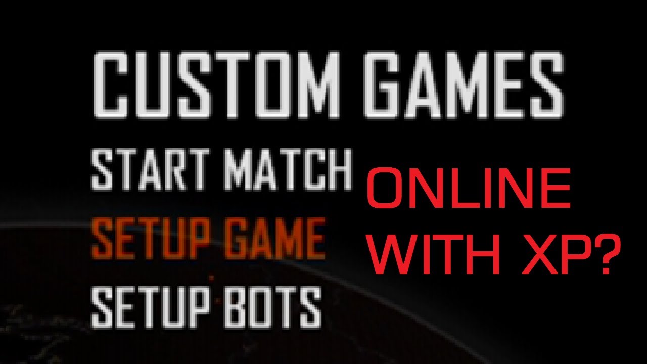 Black Ops 2:  Custom Game Online with XP