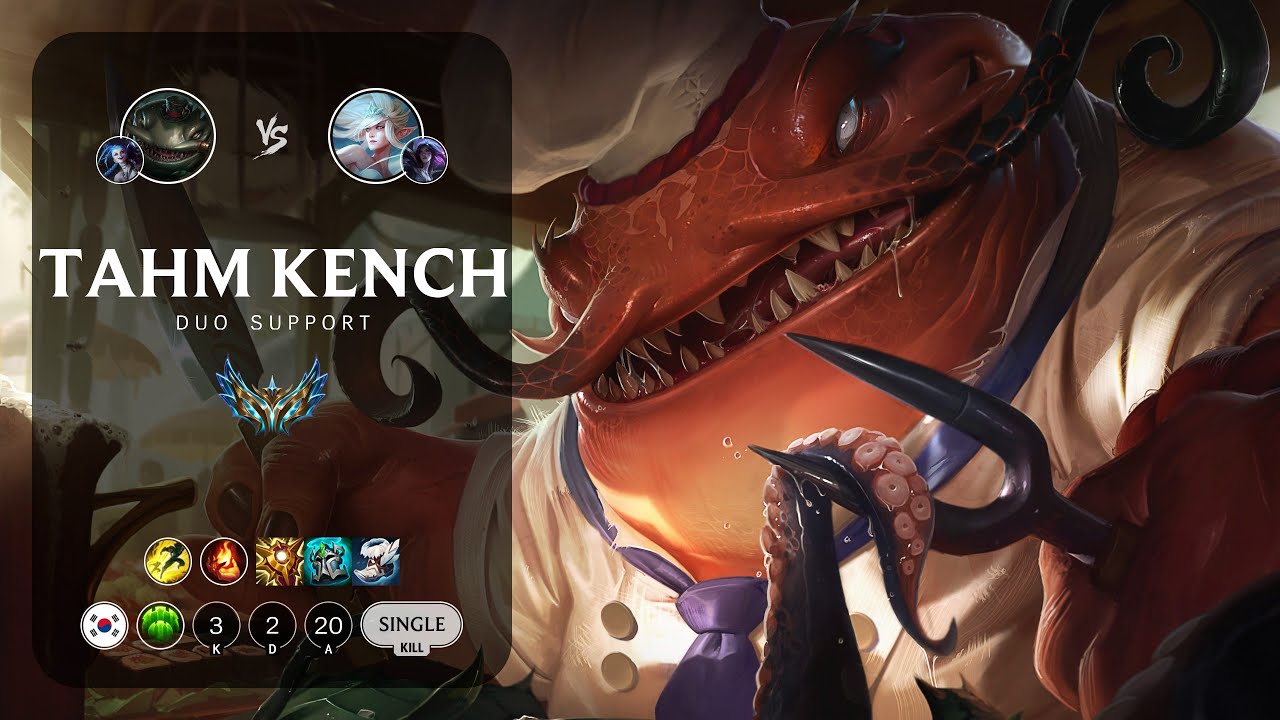 Tahm Kench Support vs Janna - KR Challenger Patch 14.8