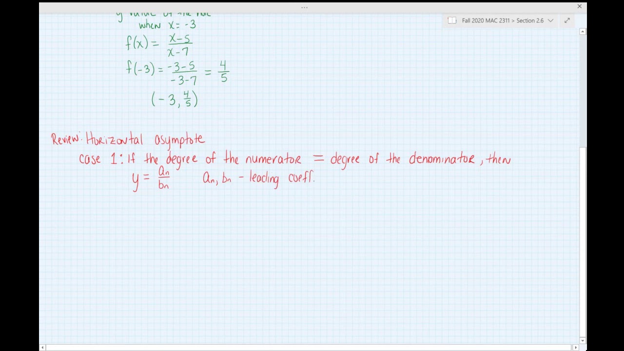 Limits Involving Infinity