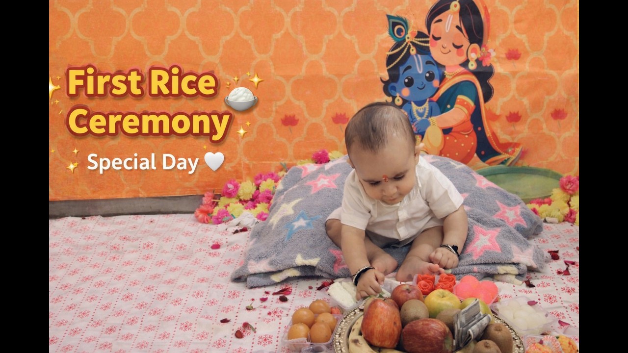 Mom Life Update | 6 Month Baby का First Rice Ceremony 😍