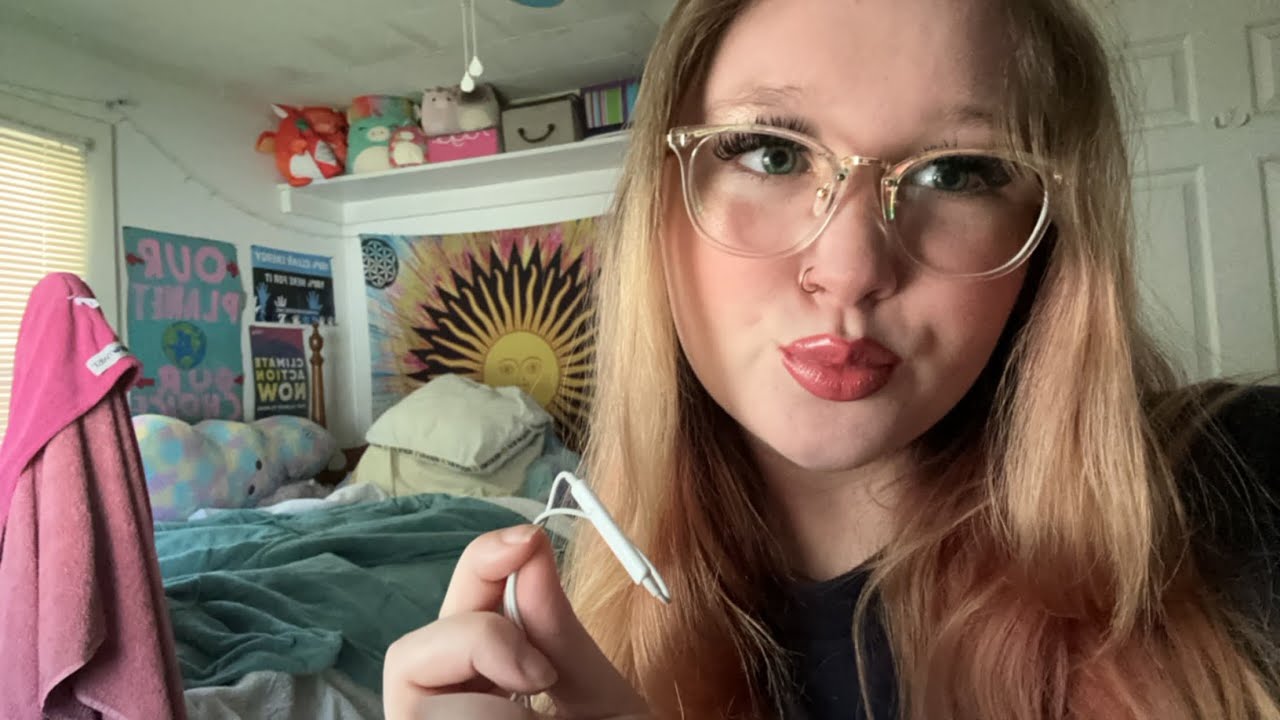 asmr grwm doing my makeup :)) lofi apple mic ramble