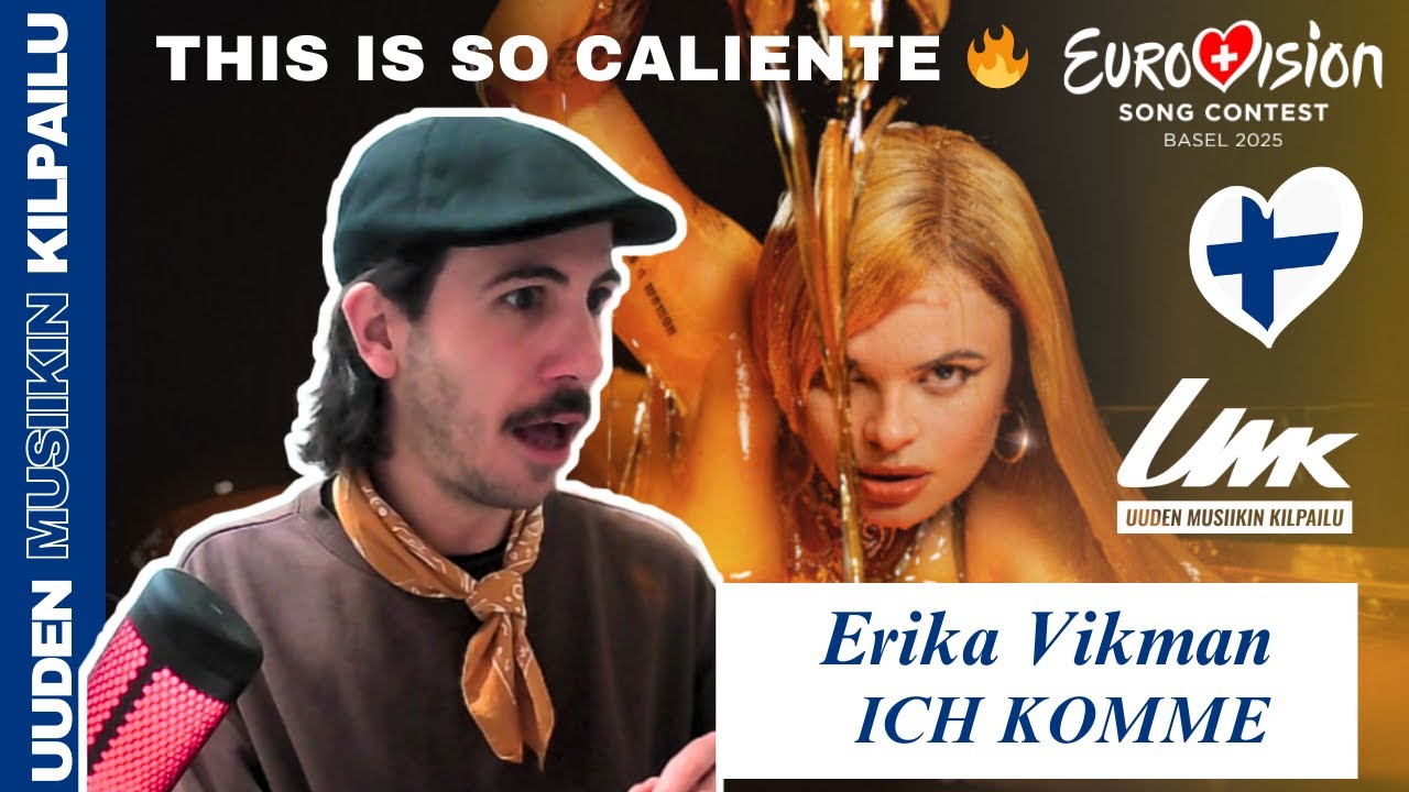 🇫🇮 Erika Vikman - ICH KOMME Reaction UMK 2025 | 🇫🇮 Finland Eurovision 2025 (SUBTITLED)