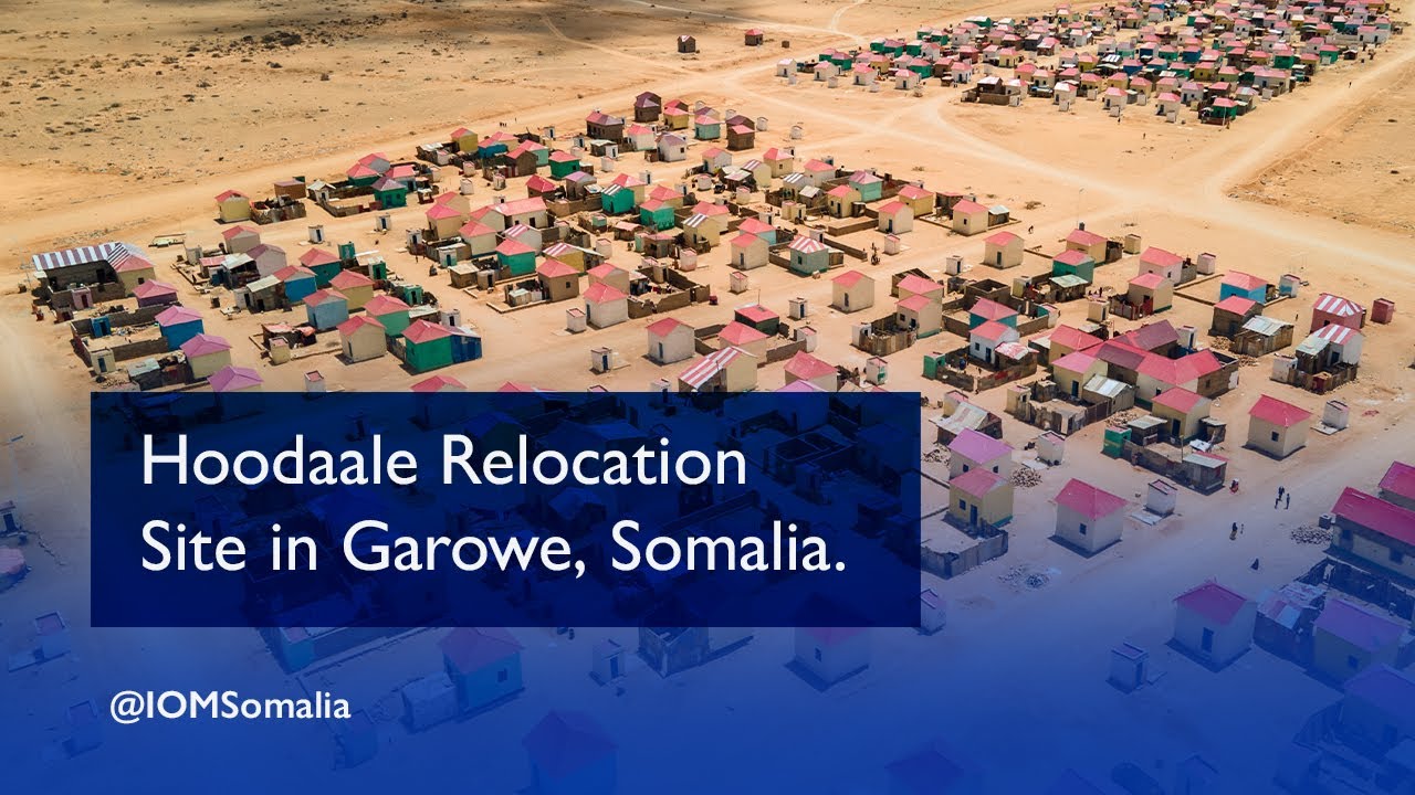 Hoodaale Relocation Site in Garowe, Somalia.