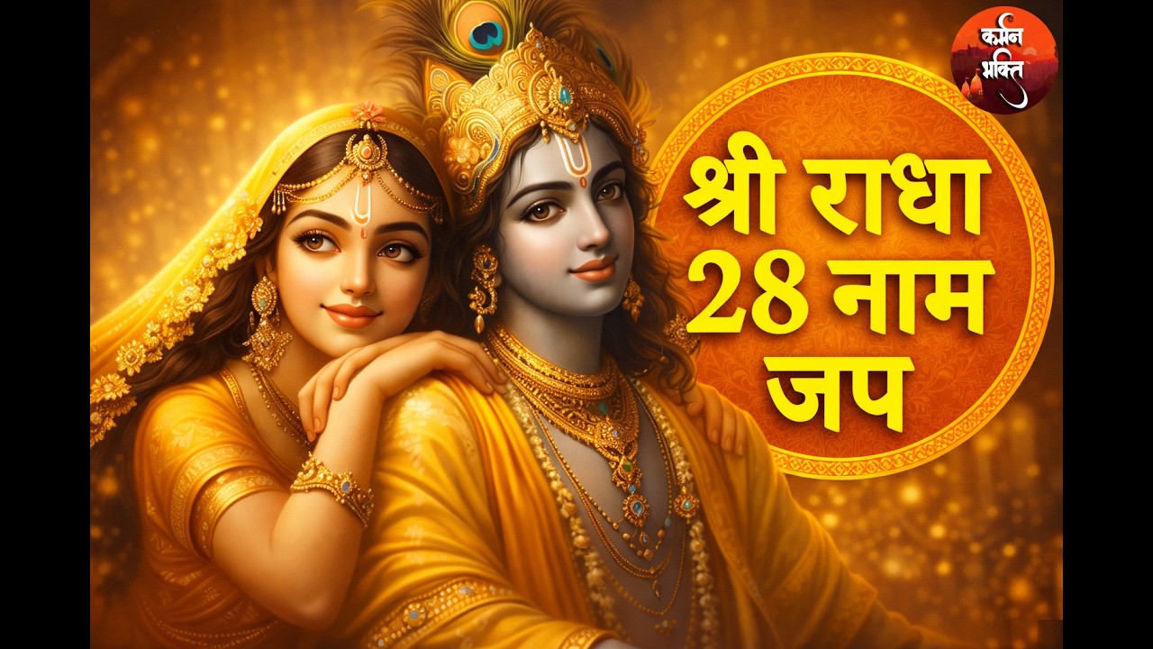 Shri Radha 28 Naam Jap | श्री राधा 28 नाम जप | Radha 28 Names | Radha Rani 28 Naam