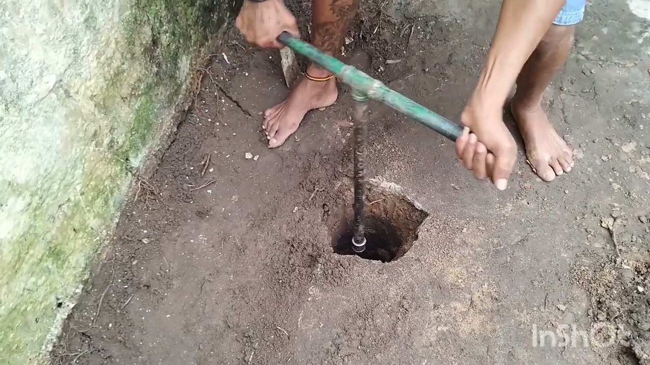 Como fazer um poço artesiano manual passo a passo até o final com mizael