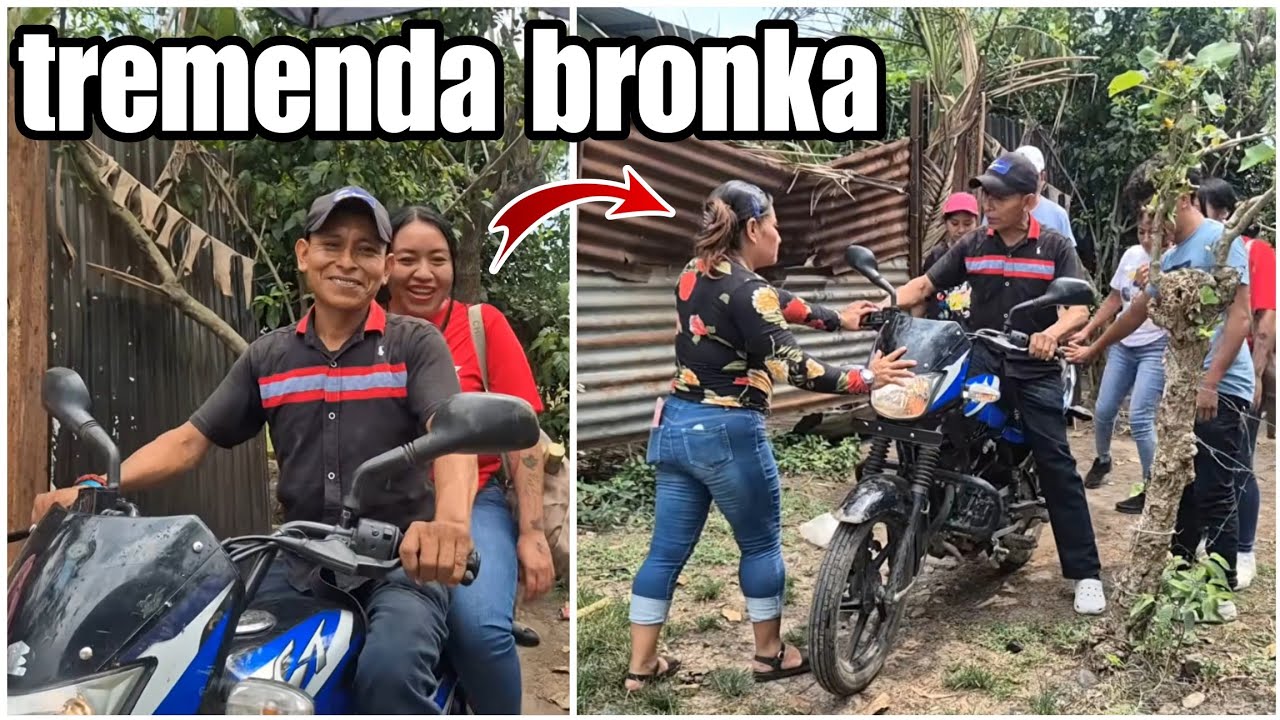 Chentia del pel0 b4jo a Ingrid de la moto de trucha/Hoy si se arm&oacute; el bronk0n