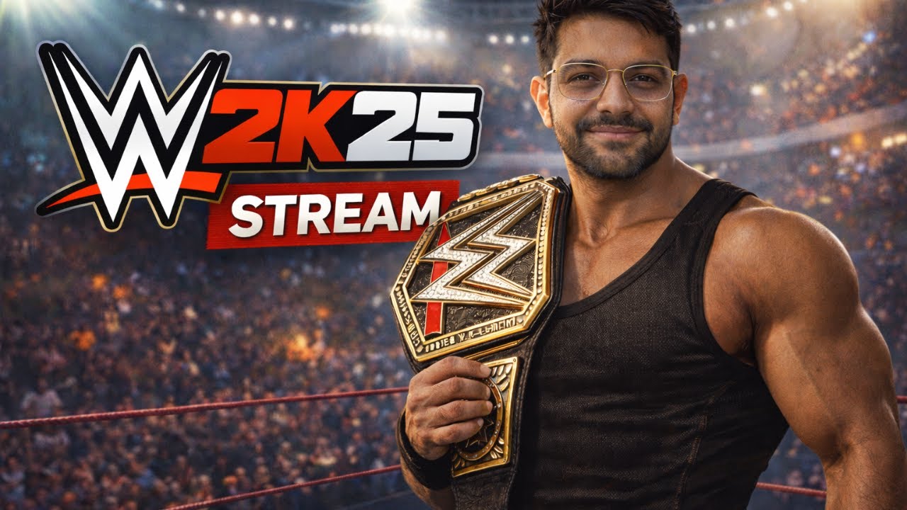 WWE 2K25 PC Showcase Gameplay | 4K 60fps | AimRao Live #rx9070xt #aimrao #4kgaming #wwe