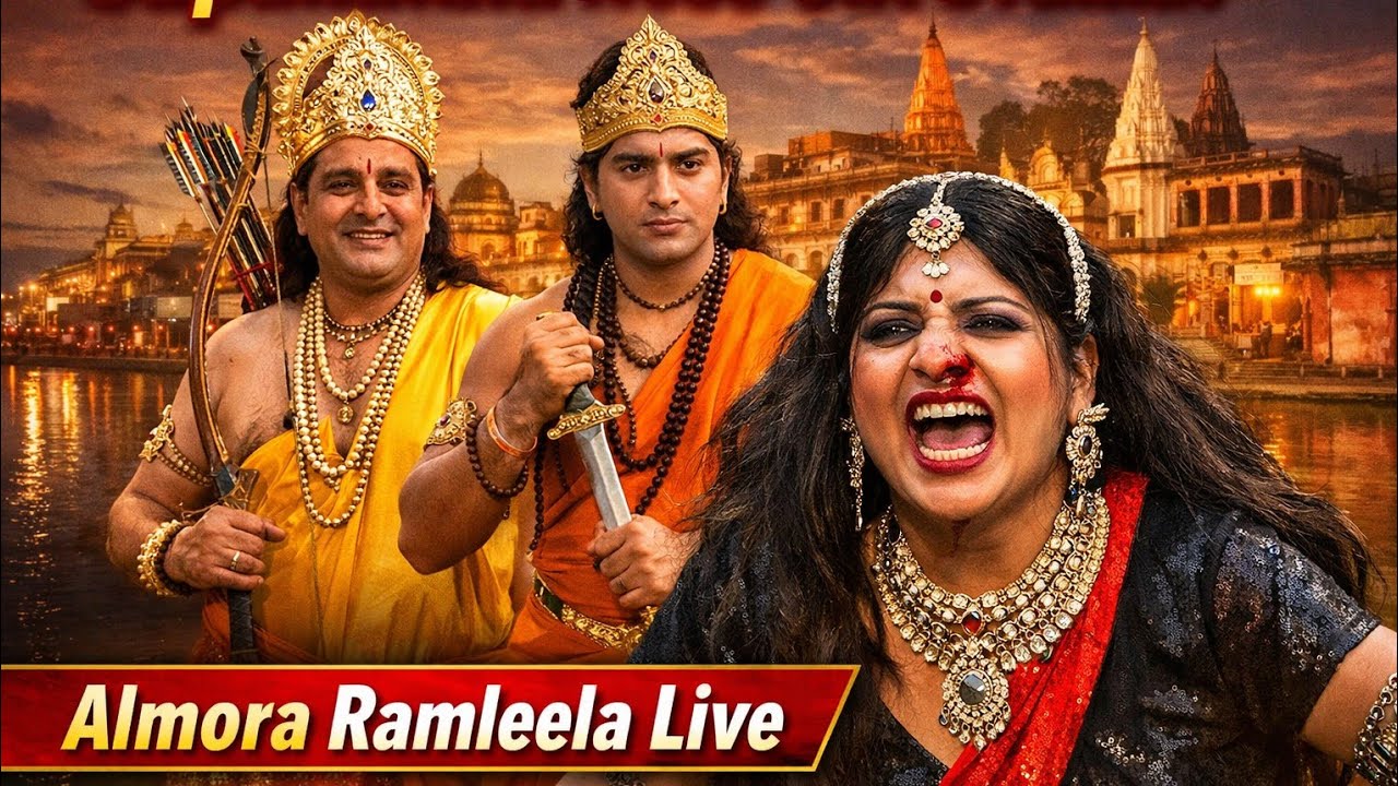 सूर्पनखा नासिका भेदन | Surpanakha Nose Cutting Scene | Famous Almora Karnataka Khola Ramleela