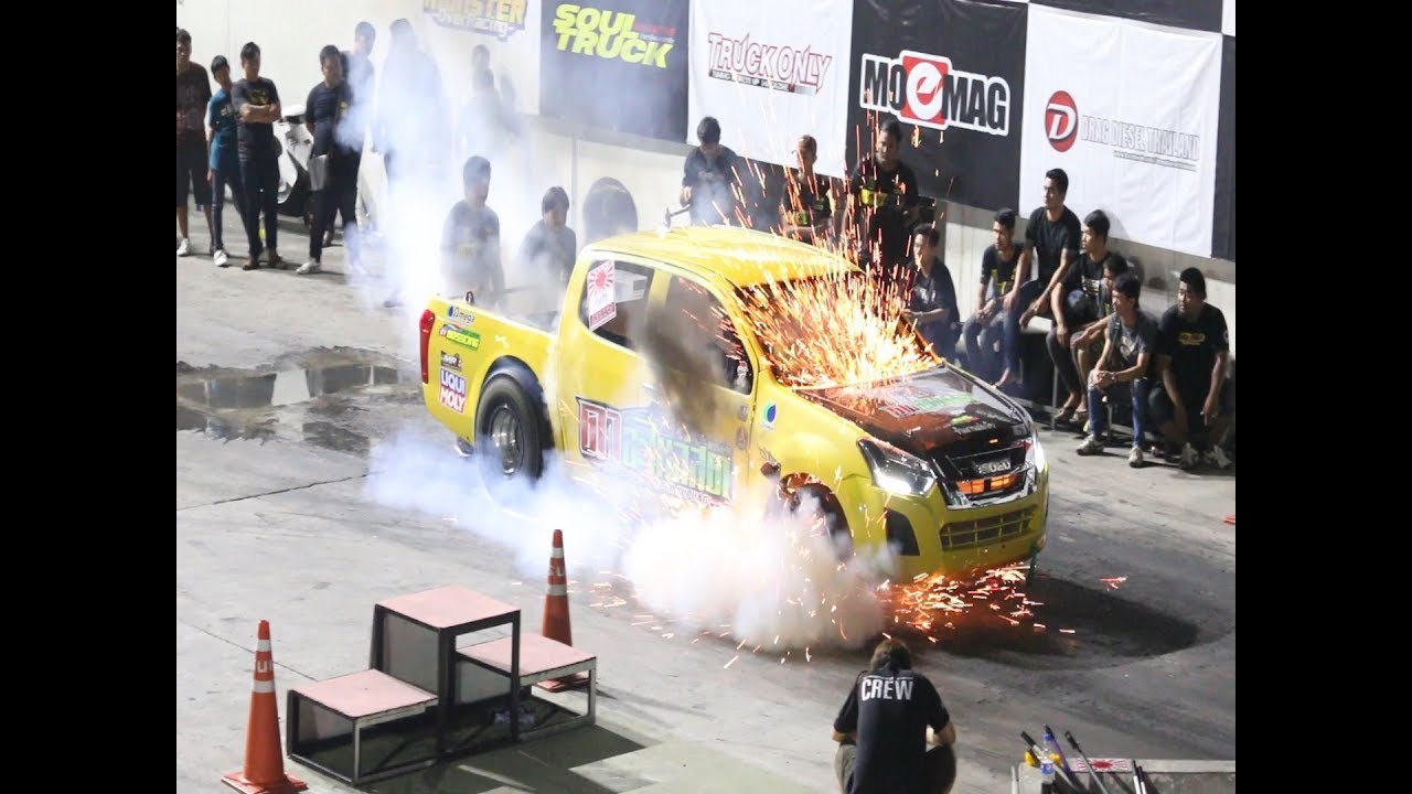 All New Isuzu F55 Pro สนาม 4 ปี 2018 Drag Racing ISUZU Race Spirit