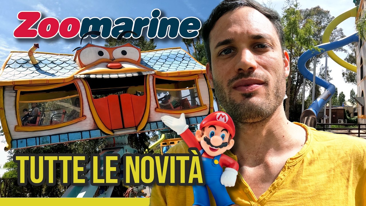 Zoomarine, apertura 2025: tutte le novità! Nintendo, Scivoli Medusa, Casa Loca