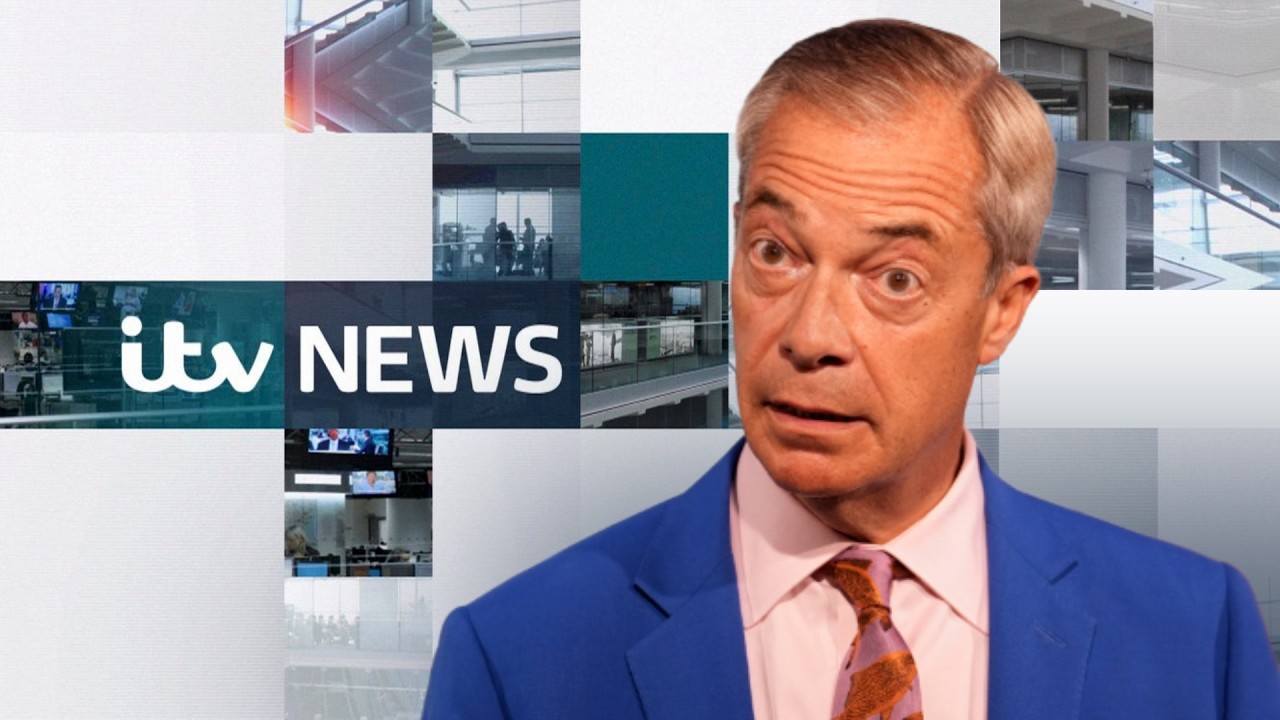 Watch ITV Evening News LIVE - Reform UK leader Nigel Farage resigns as MP