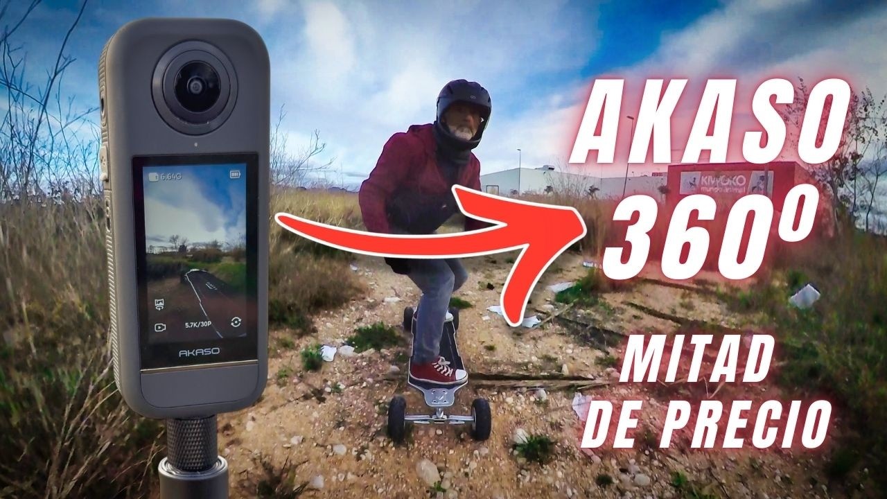 AKASO 360 ¿La MEJOR cámara 360 BARATA? 🔥 La pruebo en las peores condiciones