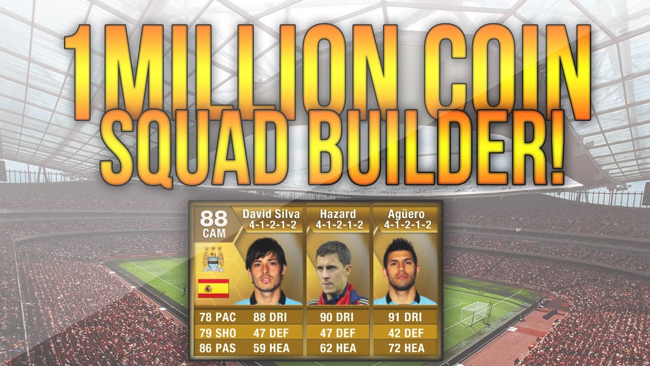 FIFA 13 Ultimate Team | 1,000,000 Coin Squad Builder! Ft. 90 Rated Player!