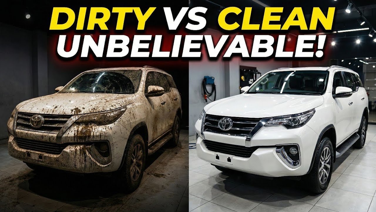 This Toyota Fortuner Was BURIED in Mud… Watch the Transformation! 😱
