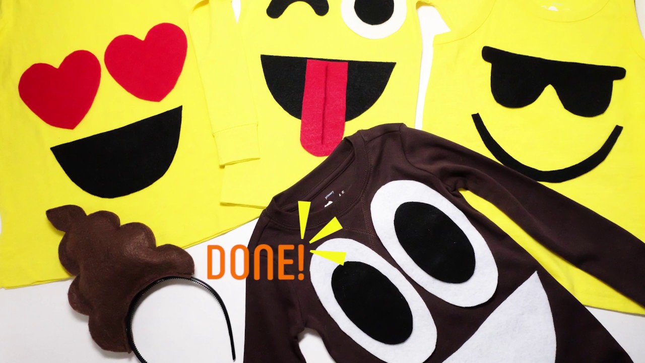 How-To: Kids Emoji Costume DIY (No Sewing Required!)